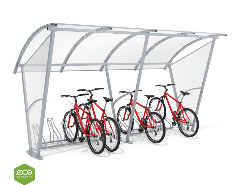Prístrešok typ 04 pre 10 bicyklov