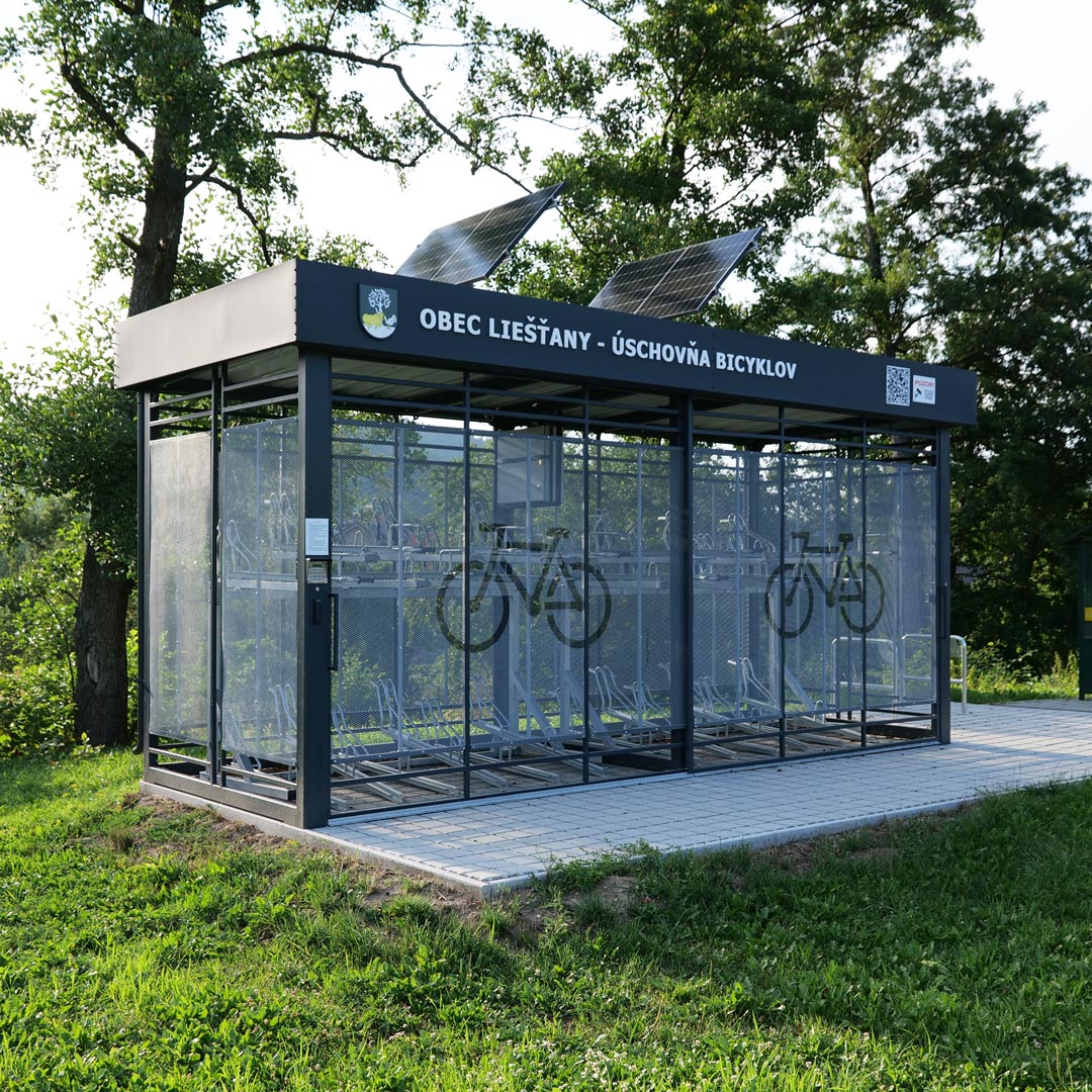 Uzamykateľný prístrešok pre bicykle CYKLOSAFE COMPACT