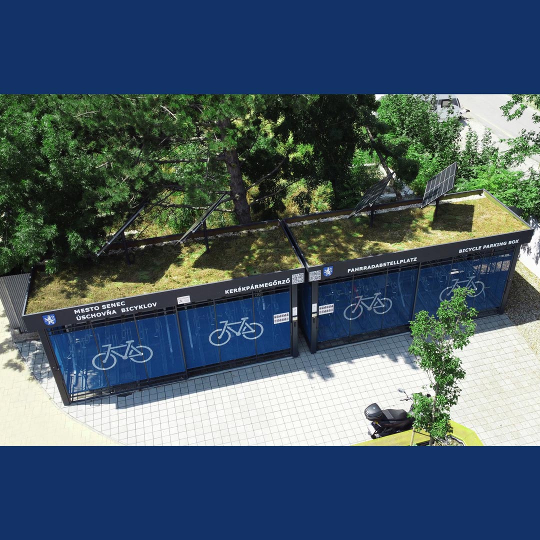 Uzamykateľný prístrešok pre bicykle CYKLOSAFE COMPACT