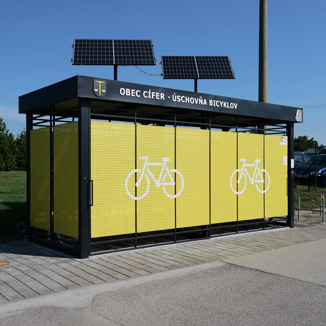 Uzamykateľný prístrešok pre bicykle CYKLOSAFE COMPACT