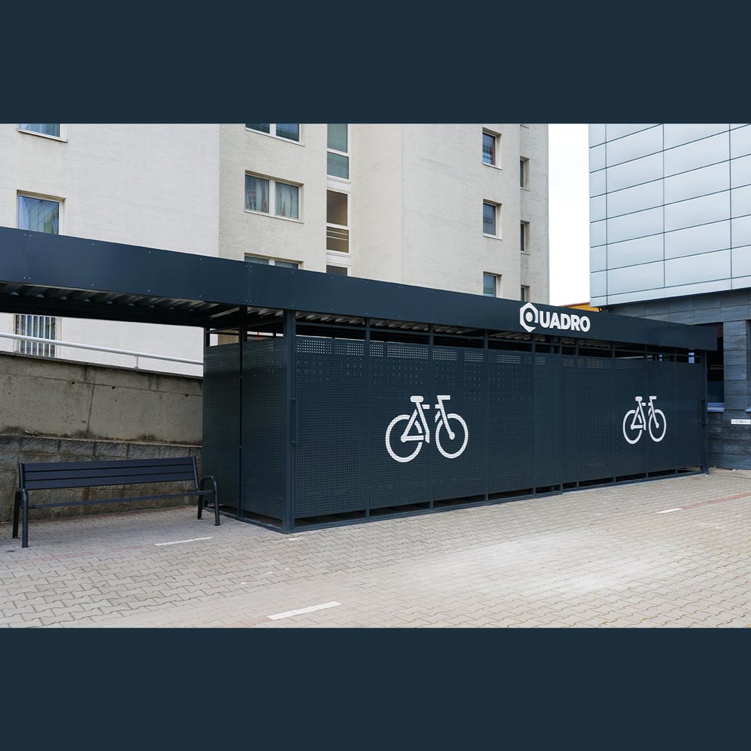 Uzamykateľný prístrešok pre bicykle CYKLOSAFE COMPACT