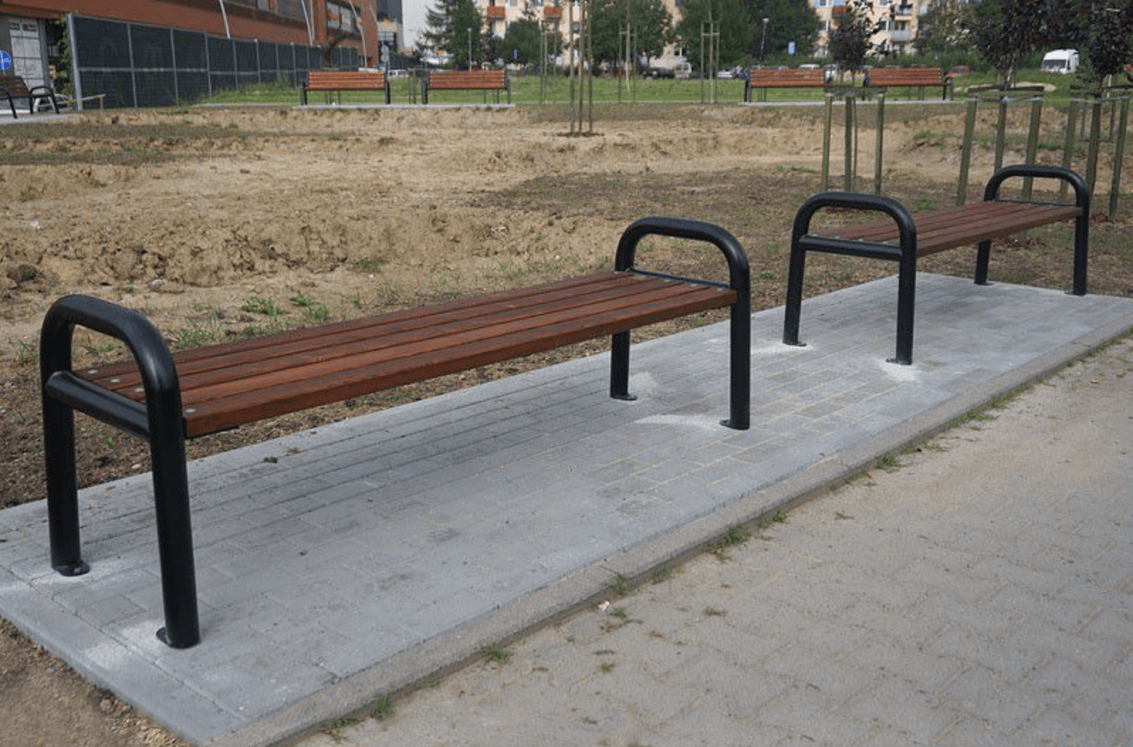 Lavička bez operadla typ 09