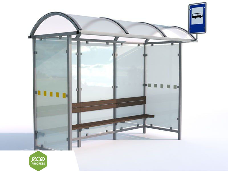 Prístrešok pre autobusové zastávky typ 08 – 315 cm