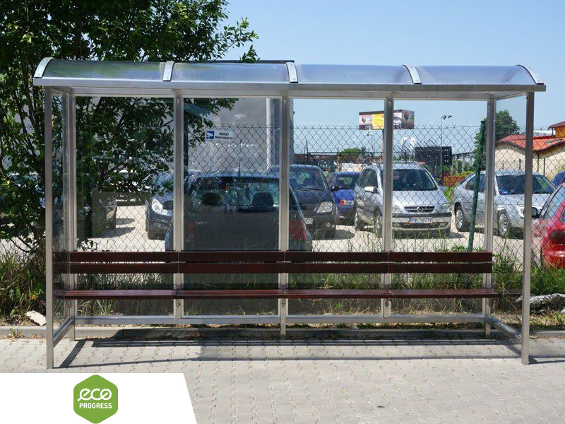 Prístrešok pre autobusové zastávky typ 06 – 525 cm