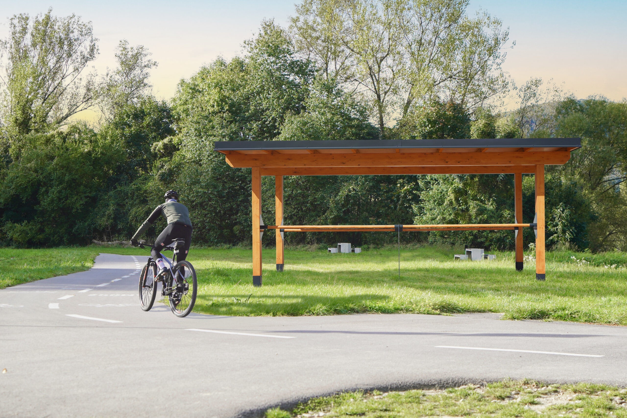Prístrešok pre bicykle typ 17