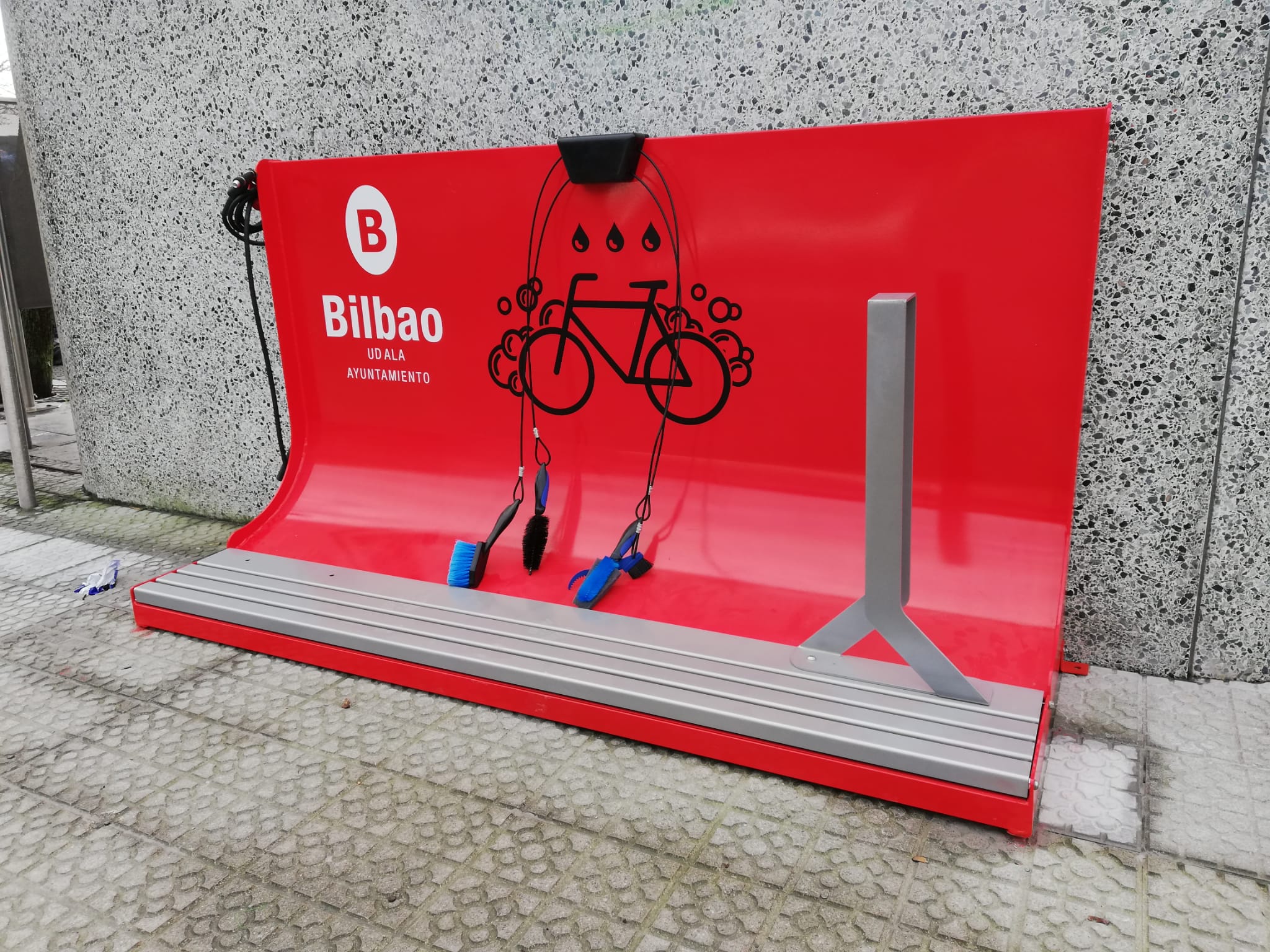 Čistiaca stanica na bicykle typ 01