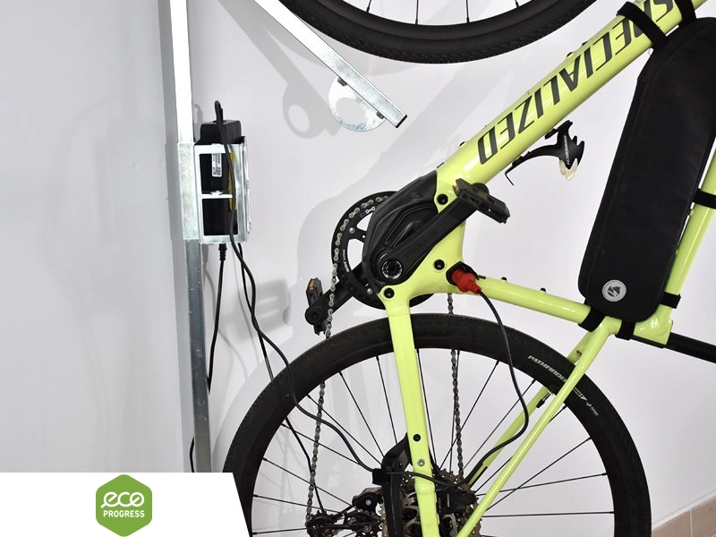 Držiak nabíjačky pre elektrobicykle typ 01