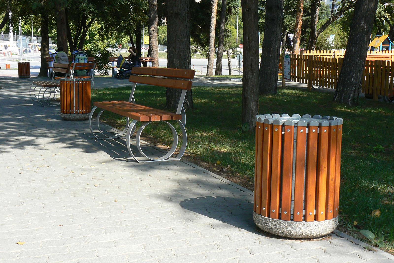 Lavička s operadlom typ 59