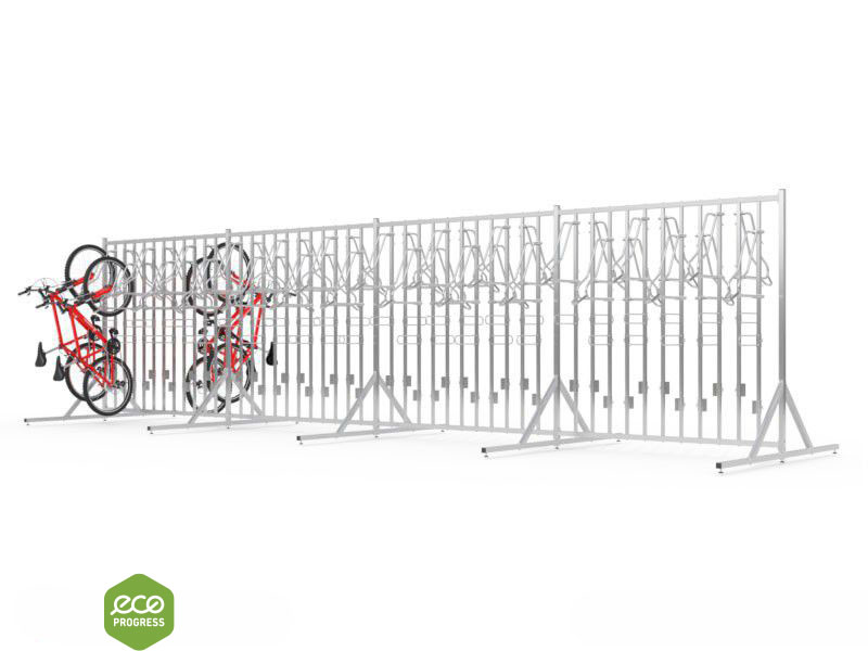 Vešiak na bicykle typ 06 pre 47 bicyklov