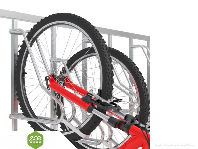 Vešiak na bicykle typ 05 pre 18 bicyklov