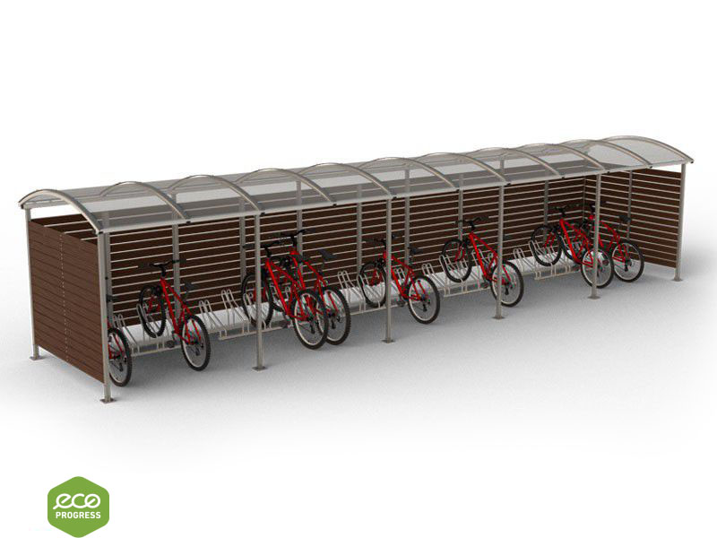 Prístrešok typ 11 pre 25 bicyklov