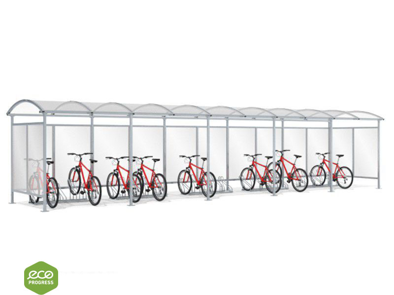 Prístrešok typ 09 pre 25 bicyklov