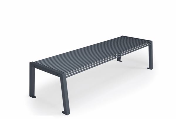Bench without backrest type 4