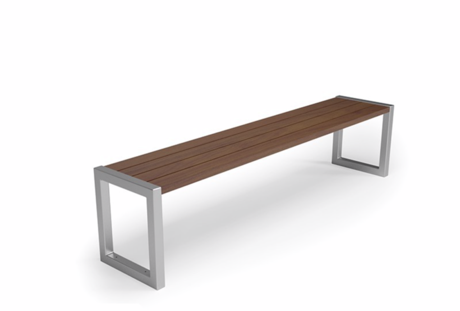 Bench without backrest type 5