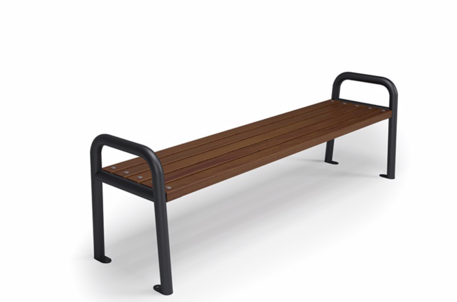 Bench without backrest type 6