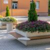 Betónová lavička s kvetináčom typ 05 – Obrázok 3