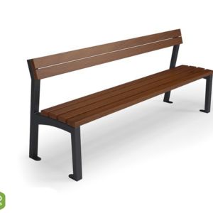 Bench with backrest type 38