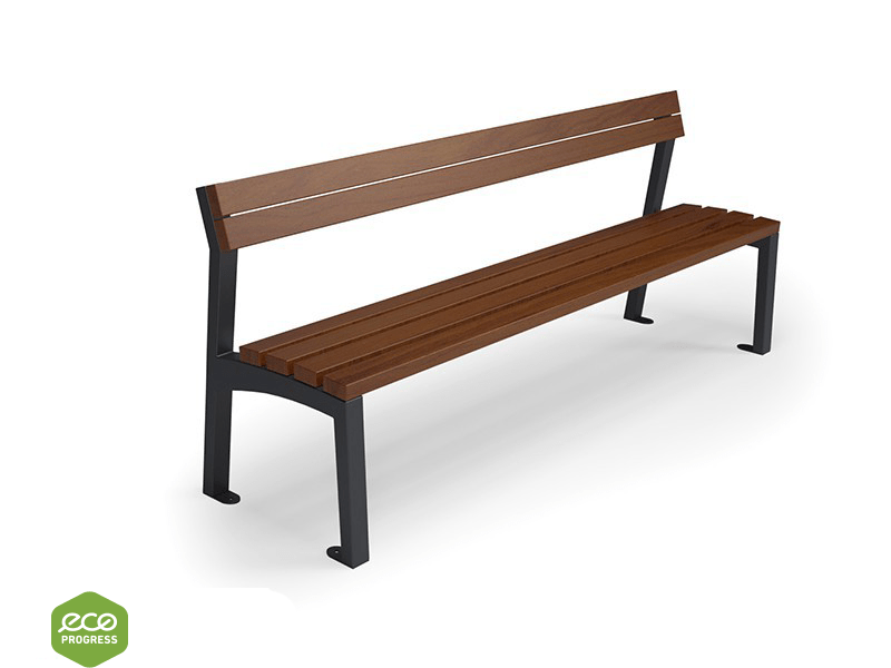 Bench with backrest type 38