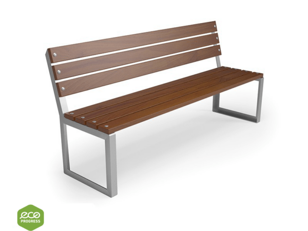 Bench with backrest type 21