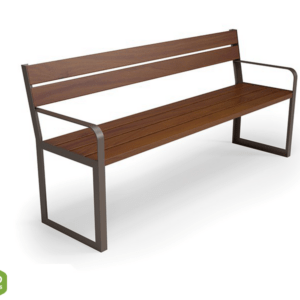 Bench with backrest type 24