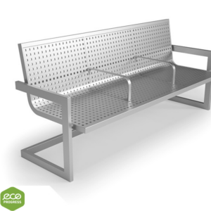 Bench with backrest type 33