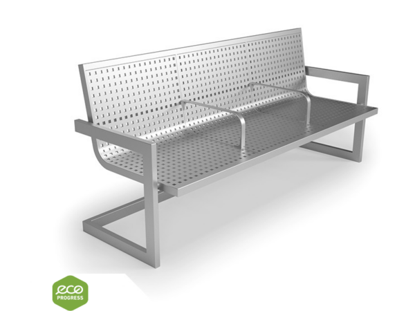 Bench with backrest type 33