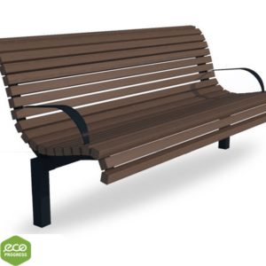 Bench with backrest type 40