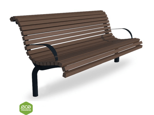 Bench with backrest type 41