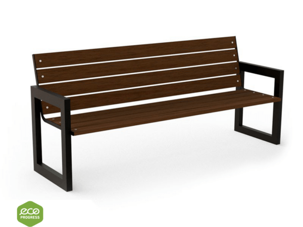 Bench with backrest type 36