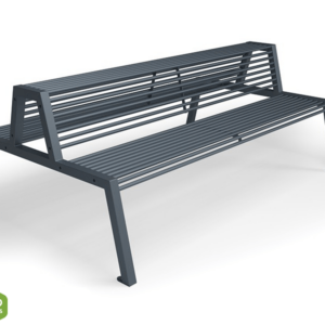 Bench with backrest type 19