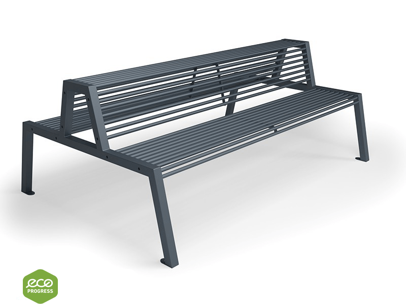 Bench with backrest type 19