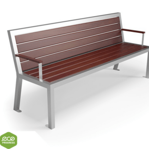 Bench with backrest type 35