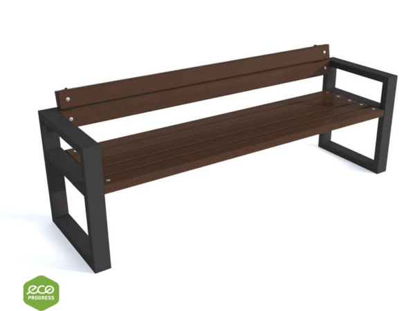 Bench with backrest 42