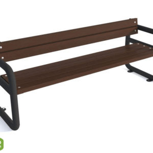 Bench with backrest type 43