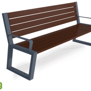 Bench with backrest type 49