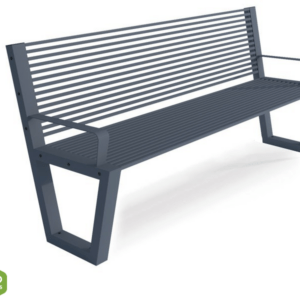 Bench with backrest type 51