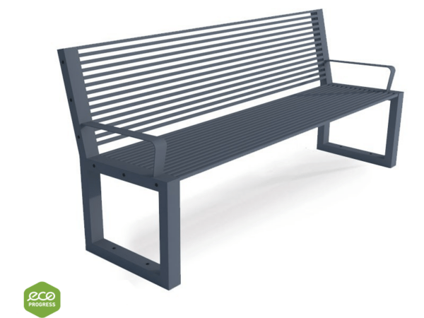 Bench with backrest type 52
