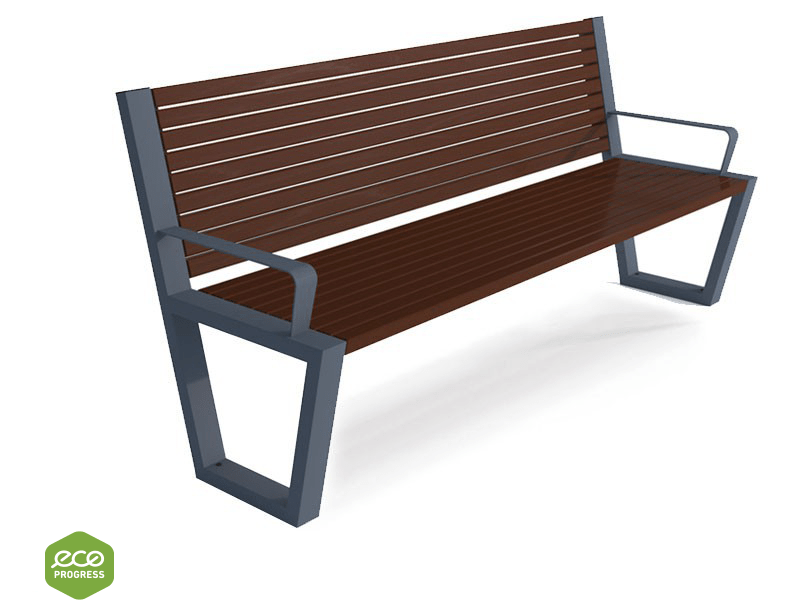 Bench with backrest type 56