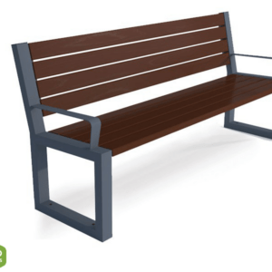 Bench with backrest type 53
