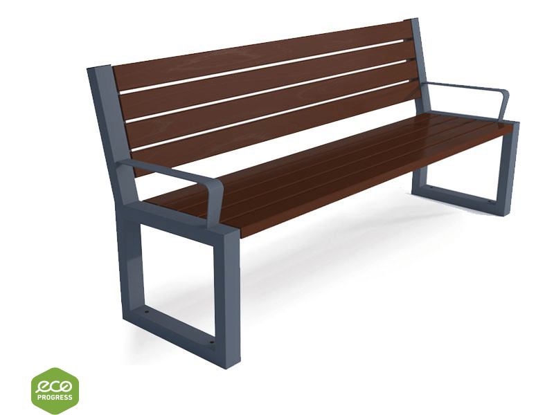 Bench with backrest type 53