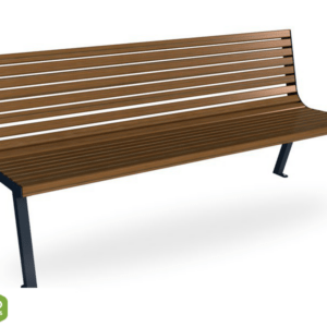Bench with backrest type 47