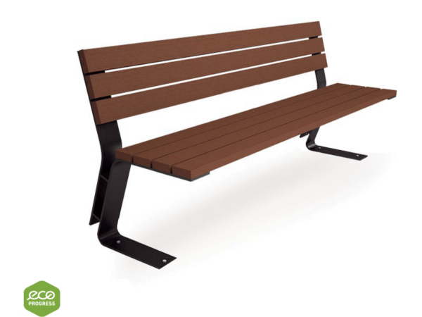 Bench with backrest type 27