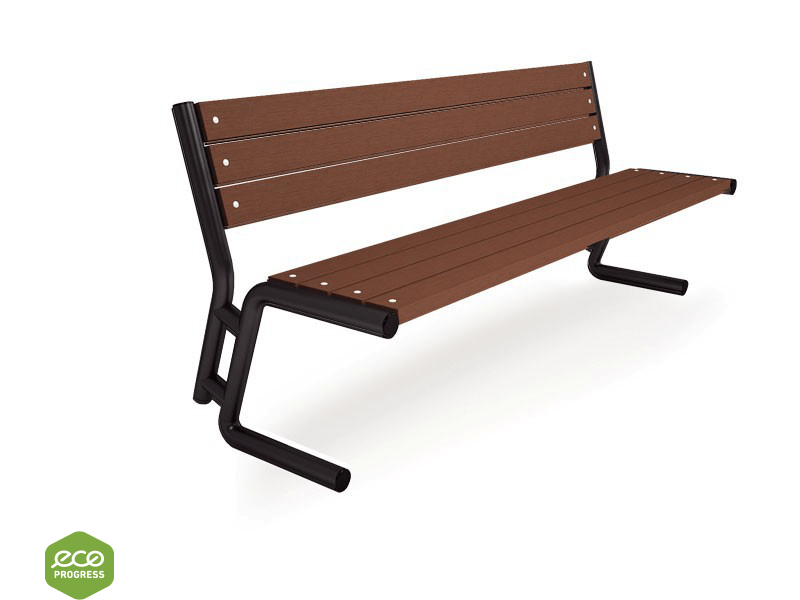 Bench with backrest type 29