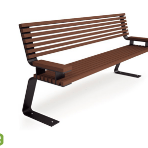 Bench with backrest type 30