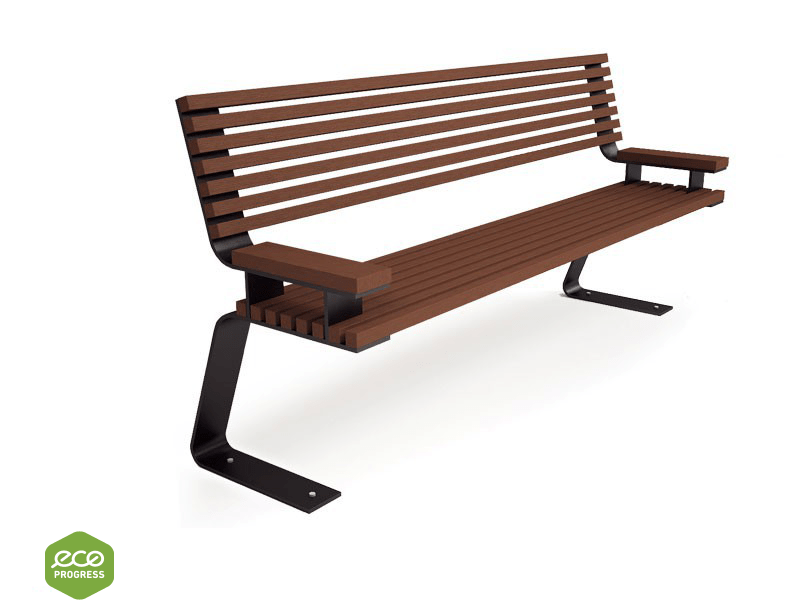 Bench with backrest type 30