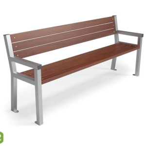 Bench with backrest type 26