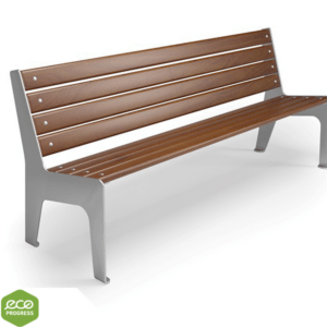 Bench with backrest type 37