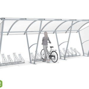 Bicycle shelter type 2 for 20 bicycles/840cm